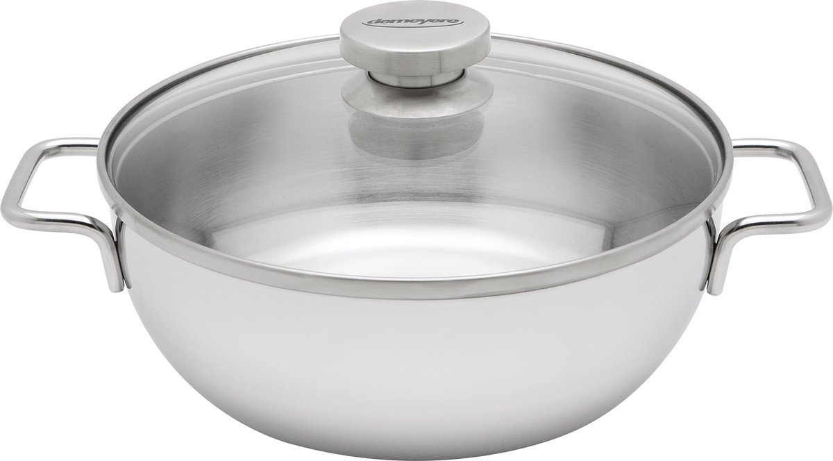 Demeyere Apollo Conische Braadpan met deksel - 24 cm