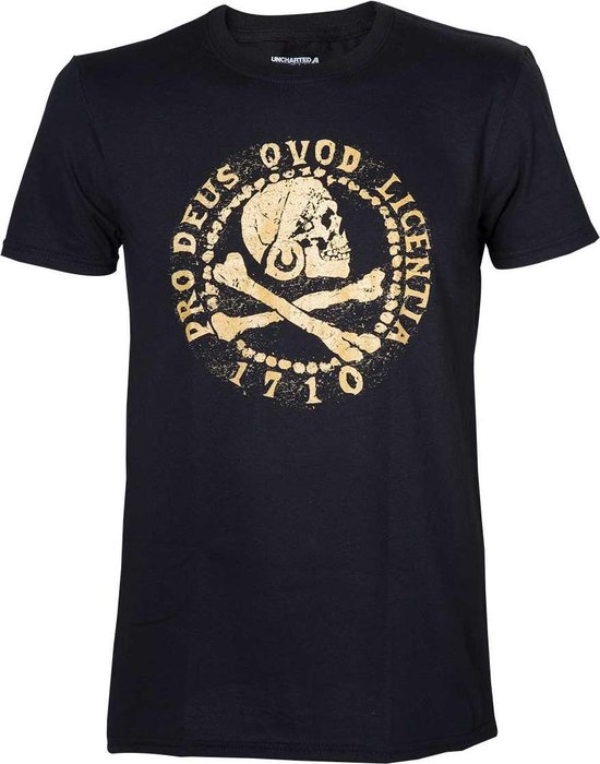 Merchandising UNCHARTED 4 - T-Shirt Pro Deus Qvod Licentia (L)