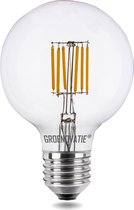 Groenovatie LED Filament Globelamp E27 Fitting - 6W - 140x95 mm - Warm Wit - Dimbaar