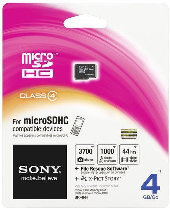 Sony SR4N4 micro SD Card zonder adapter | bol.com