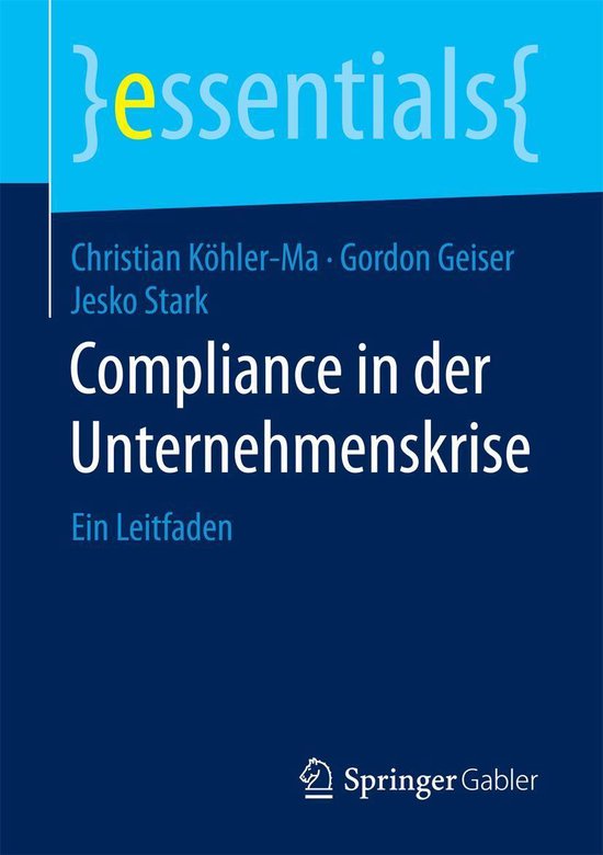 Business and Economics (German Language) - Compliance in der ... - cover