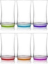 Gurallar Longdrinkglas - Gekleurd - 365 ml - 6 stuks
