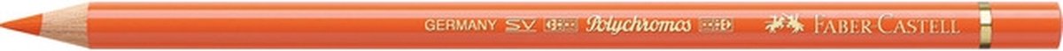 Kleurpotlood Faber Castell Polychromos 113 azur-oranje doos met 6 stuks