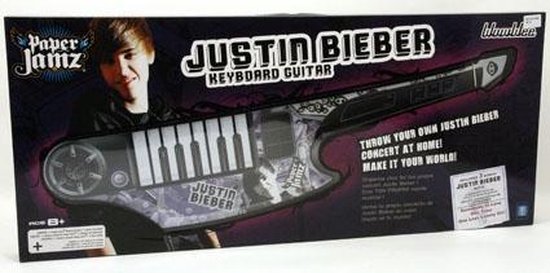 Paper Jamz Justin Bieber keyboard gitaar | bol.com