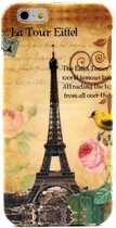 TPU Softcase iPhone 6(s) - Eiffeltoren Vintage