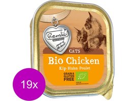 Renske Kat Bio Alu 85 g - Kattenvoer - 19 x Kip Graanvrij - NL-BIO-01