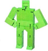 Areaware robot puzzel Cubebot - Kleur - Groen