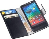 LELYCASE Bookstyle Case Cover Hoesje Motorola Razr i XT890 Zwart