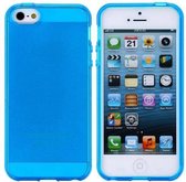 Glossy Blauwe TPU iPhone 5 Case