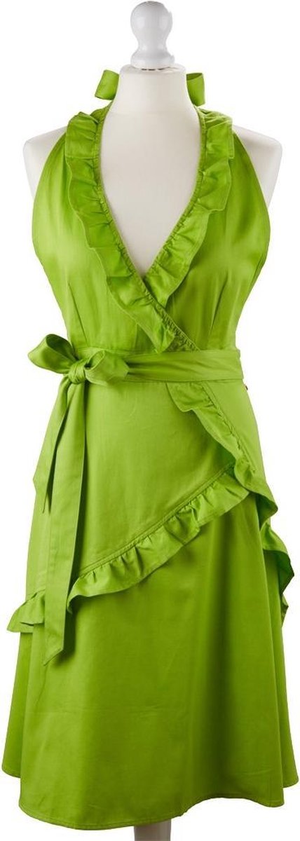 Pinnygirls - Keukenschort Love Is All You Knead - Groen