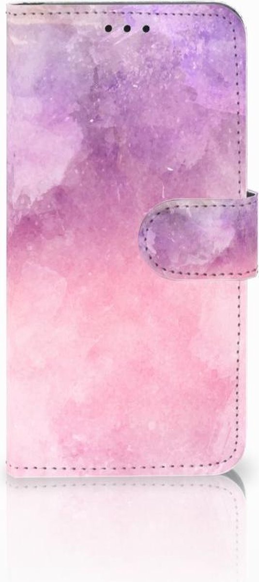 Hoesje Huawei P30 Lite (2020) Pink Purple Paint