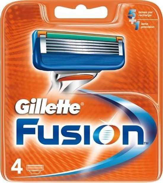 hoop bladzijde compressie Gillette Fusion - 4 stuks - Scheermesjes - opzetstukjes | bol.com
