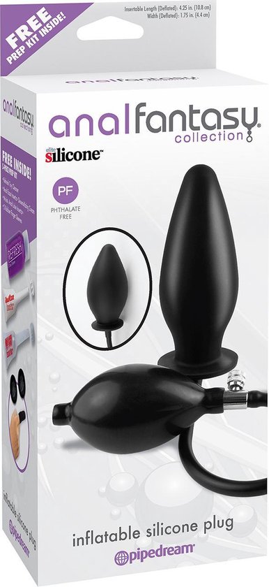 Opblaasbare Buttplug