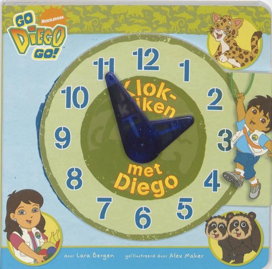 Cover van het boek 'Diego  Klokkijken met Diego'