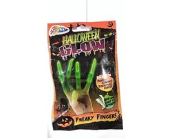 freaky fingers - glow - 4 vingers per verpakking