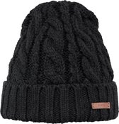 Barts Twister Turnup Heren Muts - Black