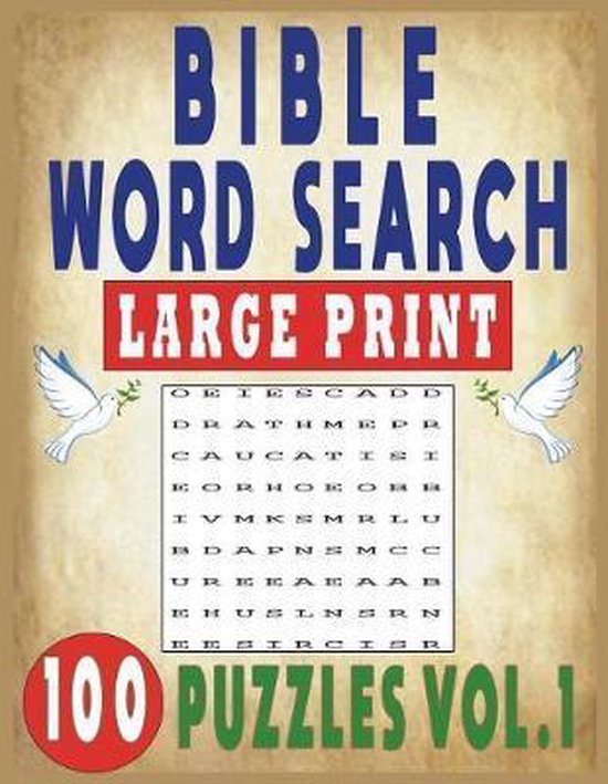 Bible Word Search Large Print- Bible Word Search Large Print 100 ...