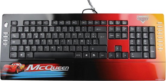 Cars Lightning AZERTY toetsenbord – 46x17x2cm Keyboard voor de Computer | bol.com