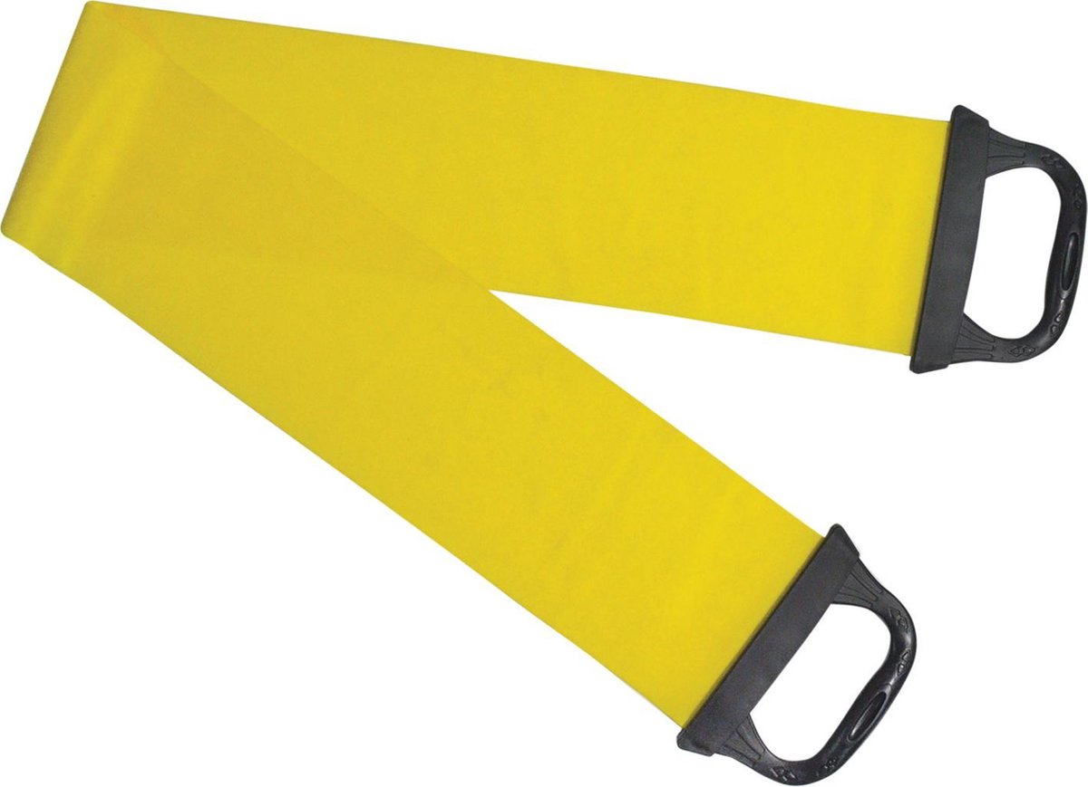 Aidapt Fitnessband weerstandband - 60cm - Geel/Zwart
