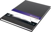 Kangaro Schetsboek - harde kaft - zwart - A4 formaat - 80 vellen - blanco papier