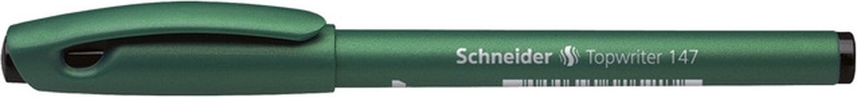 fineliner Schneider Topwriter 147 0,6 mm zwart doos met 10 stuks