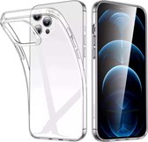 Smartphonica iPhone 12/12 Pro transparant siliconen hoesje doorzichtig / Back Cover geschikt voor Apple iPhone 12;Apple iPhone 12 Pro