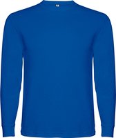 3 Pack Kobalt Blauw Effen t-shirt lange mouwen model Pointer merk Roly maat 2XL