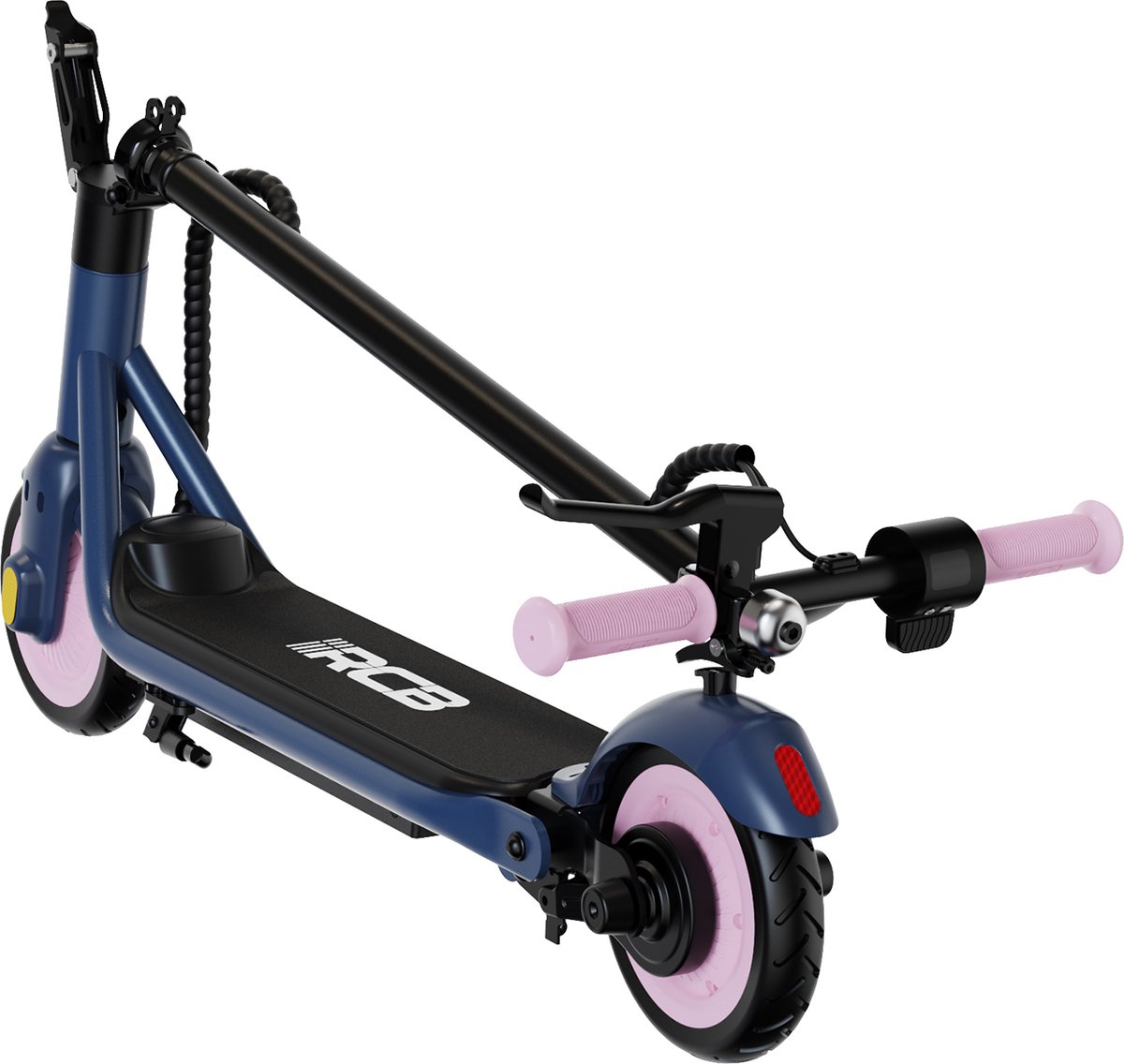 Afbeelding 2 van Elektrische Step Kinderen - 150W Kinderstep Inklapbaar - 6-10-15km/u - Roze