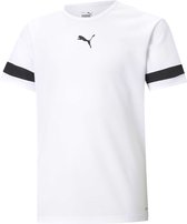 T-Shirt Puma Teamrise Jersey Jr Blanc - Sportwear - Enfant