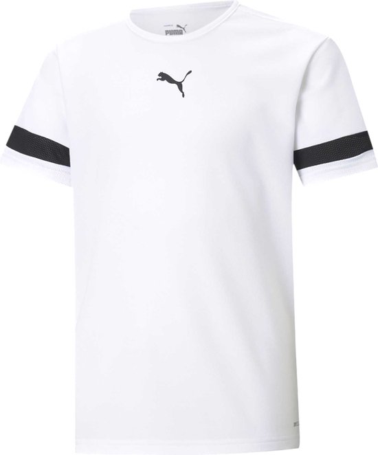 Puma Teamrise Shirt Korte Mouw Kinderen - Wit | Maat: 176