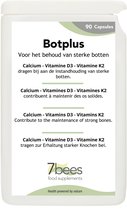7Bees | Botplus - 90 capsules | Voor botten met Calcium, Vitamine D3 en Vitamine K2