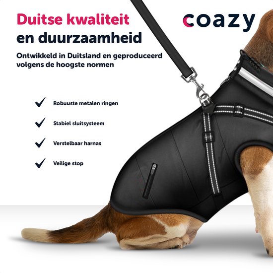 Zoofari Hondentrui - Laat Je Hond Er In De Koude Dagen Warm En Stijlvol Bij Lopen Maat 50 Grijs Lekker Warm