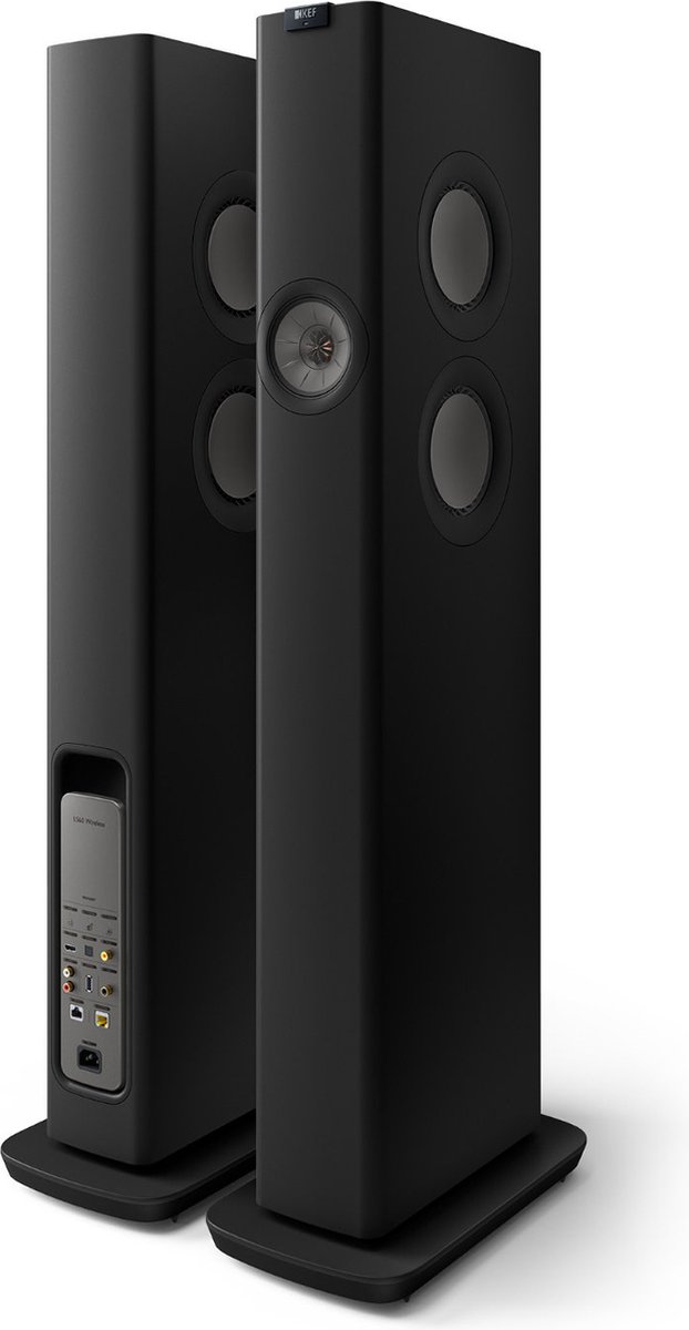 KEF LS60 Wireless Vloerstaande Speakers - Carbon Black