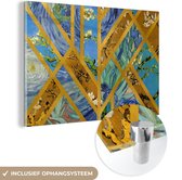 MuchoWow® Glasschilderij 60x40 cm - Schilderij acrylglas - Kunst - Van Gogh - Oude meesters - Foto op glas - Schilderijen