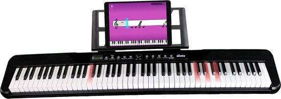 Foto: Pixmy keyboard mp188 ko keyboard piano app 88keys voor jong en oud lichtgevende toetsen digitale piano mp188 ko 