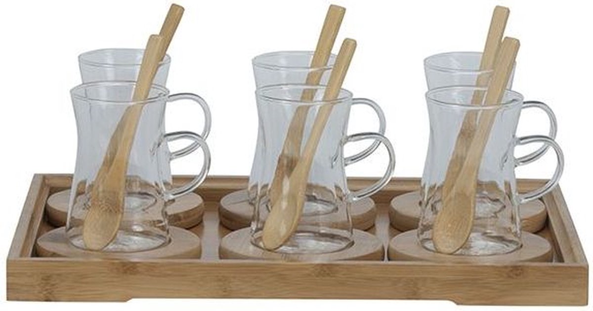 BAMBOO THEEGLAZEN SET CNR QZB | 19-DELIG