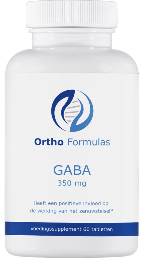 GABA - 60 zuigtabletten - aminozuren - neurotransmitter - geestelijke rust - mentale balans - werking zenuwstelsel - vegan