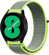 By Qubix Sport Loop nylon bandje - Neon groen - Xiaomi Mi Watch - Xiaomi Watch S1 - S1 Pro - S1 Active - Watch S2