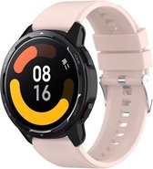 By Qubix Siliconen sportband - Lichtroze - Xiaomi Mi Watch - Xiaomi Watch S1 - S1 Pro - S1 Active - Watch S2