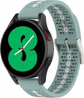 By Qubix Dot Pattern bandje - Groenblauw - Xiaomi Mi Watch - Xiaomi Watch S1 - S1 Pro - S1 Active - Watch S2
