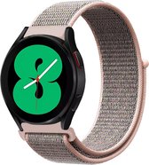 By Qubix Sport Loop nylon bandje - Zand roze - Xiaomi Mi Watch - Xiaomi Watch S1 - S1 Pro - S1 Active - Watch S2