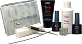 Gellex Twin Polygel Set, Poly Acryl Gel nagels Starterspakket – Acrylgel Starterset -Polygel Starters Kit: Polygel Tube Clear, Poly gel Liquid