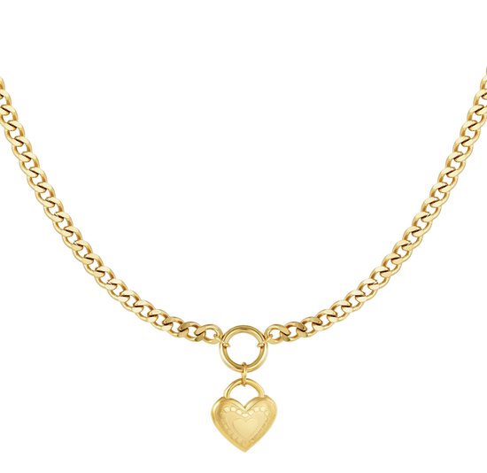 Yehwang ketting - Golden Heart - Stainless Steel