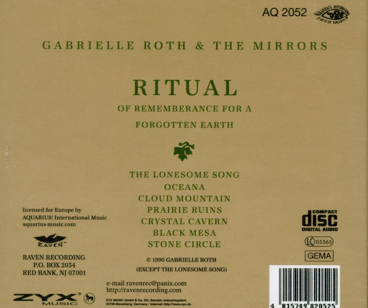 Gabrielle Roth - Ritual (CD), Gabrielle Roth & the Mirrors | Muziek | bol