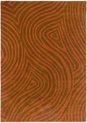 Vloerkleed Brink & Campman Decor Groove Burnt Orange 97703 - maat 200 x 280 cm