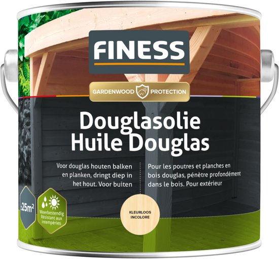 Finess Douglas Olie Naturel 2,5 Liter - Finess