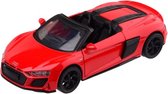 Audi R8 Spyder (Rood) (10 cm) 1/43 Absolute Motors Supercars {Modelauto - Schaalmodel - Miniatuurauto - Speelgoed}