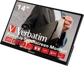 Verbatim 49591, 35,6 cm (14"), 1920 x 1080 pixels, Full HD, 6 ms, Noir