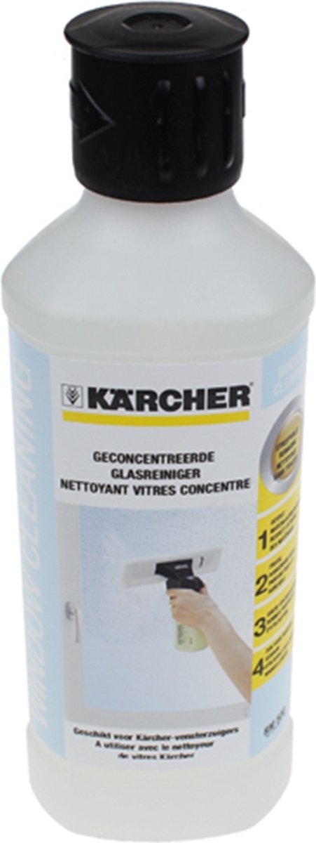 Karcher - Produit nettoyant vitres 500 ml pour window washer kärcher -  Accessoire entretien des sols - Rue du Commerce