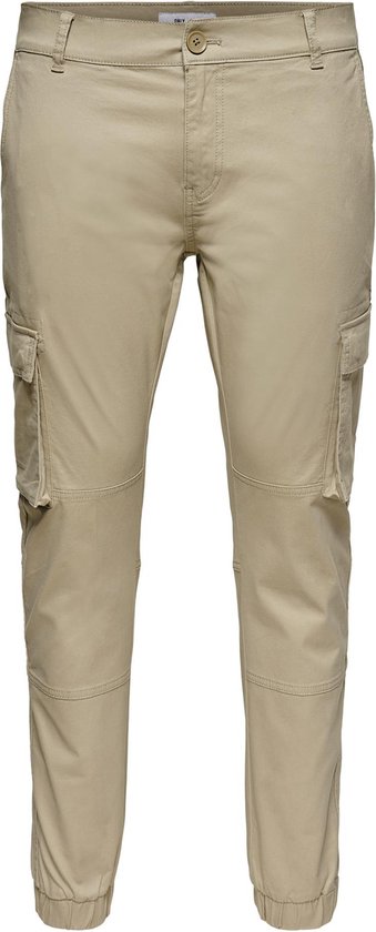 Only & Sons Pantalon Onscam Stage Cargo Cuff Pk 6687 Noo 22016687 Chinchilla Taille Homme - W28